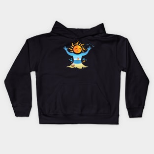 Sun, Sea and Sand Kids Hoodie